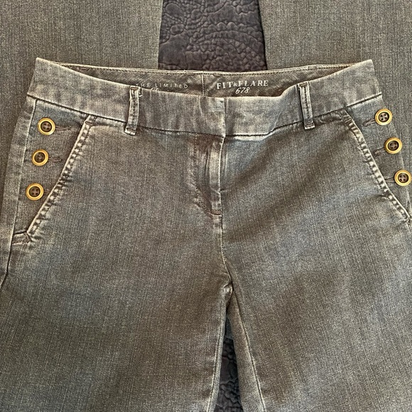 The Limited Denim Jeans -fit & flare Sz 2 - Picture 6 of 8